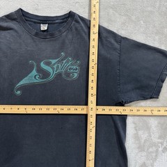 Vintage Y2K Split Skateboarding Faded Distressed Graphic T-shirt Size XL 90s