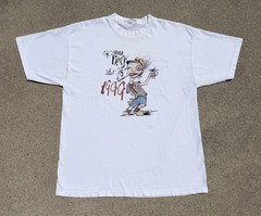 Vintage 90s Fear And Loathing Ralph Steadman Art Party Like It’s 1999 T-Shirt XL