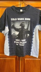 Rare Cold Wars 1914-1939 Empires To Isms Sun Dog Tie Dye Protest Shirt Medium