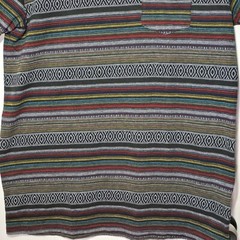 Beautiful Giant Multi color stripes Large retro