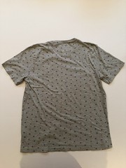 MBX Men’s Short Sleeve Shirt Size M Gray Geometric Cotton Blend