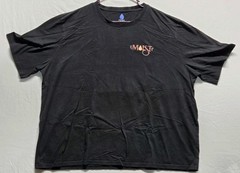Moist Swampcore Tee-Shirt Black With Back Print Graphics Shark, Alligator, 3XL