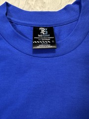 Teestyled Mens T Shirt X-Large, Blue Classic Plaid 100%cotton