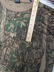 Vintage Ace Sportswear Trebark Camo Pocket T Shirt Large Camoflage Made in USA