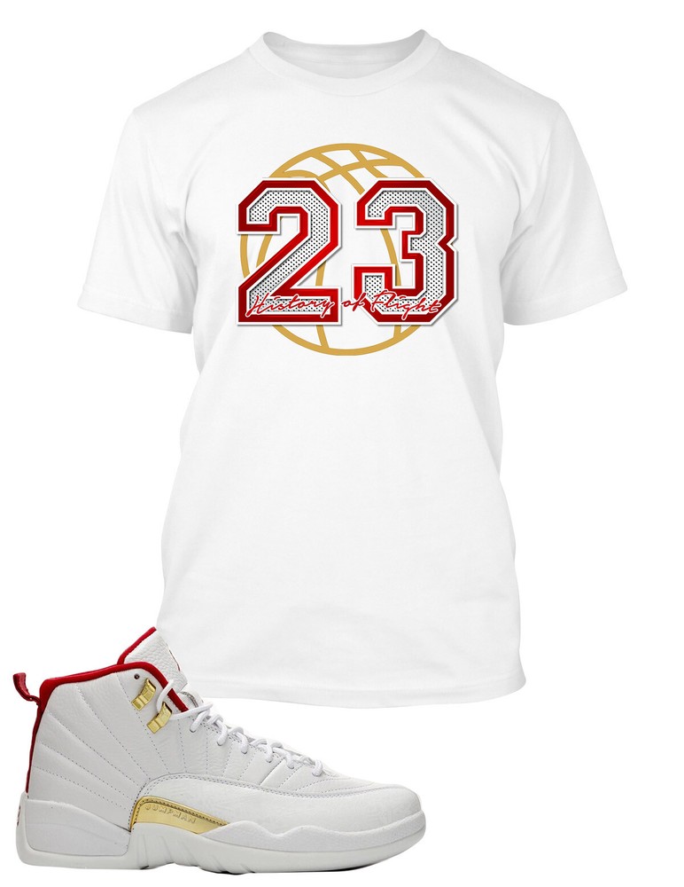 23 Graphic Tee Shirt To Match J12 FIBA Sneaker Men’s Pro Club Shaka RTP Sport