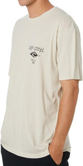 RIP CURL Men’s S/S T-Shirt FADE OUT ICON Washed Clove Size MED NWT LAST ONE