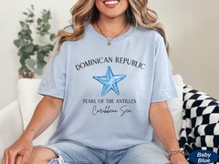 Dominican Republic Shirt Travel Gift for Caribbean Sea Trip Lovers Souvenir Tee
