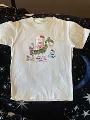 SANRIO HELLO KITTY VINTAGE WHITE TEE TOKOYO JAPAN 2004 NEW PAT.3038514&P