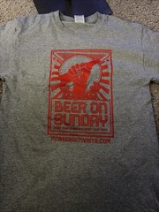 Beer On Sunday Raise Your Glass And Raise Your Voice Jerzees Medium Gray