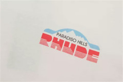 NEW Men Women RHUDE PARADISO HILLS Road Race Short Sleeve POLO T-Shirt SZ:S-XL