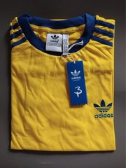 MEN’S ADIDAS ORIGINALS SHORT SLEEVE CREW NECK THREE STRIPE T-SHIRT