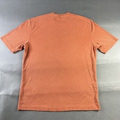 Crazy Horse Claiborne Shirt Small Orange Mens Short Sleeve Tee Used A82