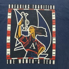 Vintage 1995 Americas Cup Shirt Mens Large Blue Womens Team USA Rare 90s