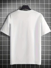 Men’s Casual Short-Sleeve T-Shirt Letter Design – Breathable , Machine Washable♮