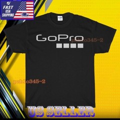 NEW SHIRT GOPRO LOGO T-SHIRT UNISEX FUNNY AMERICAN USA SIZE S-5XL