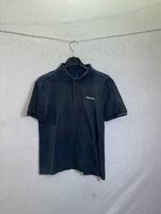 Reebok Elements Short Sleeve Cotton Polo Shirt in Midnight Navy