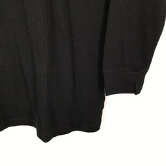 Jachs Shirt Mens XL Extra Large Long Sleeve Thermal Waffle Casual Sleep Black