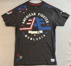 American Fighter by Affliction Men’s XL Gray Eagle Graphic T-Shirt Made in USA