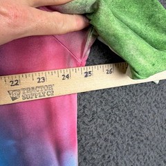 Port & Company Mens 2XL Tie Dye Thuggish Middle Finger Performance T-Shirt Multi