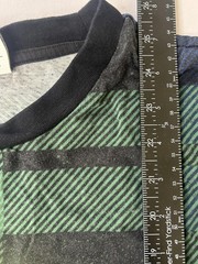 New Balance Shirt Mens Small Green Plaid Short Sleeve Athletic Tee Graphic