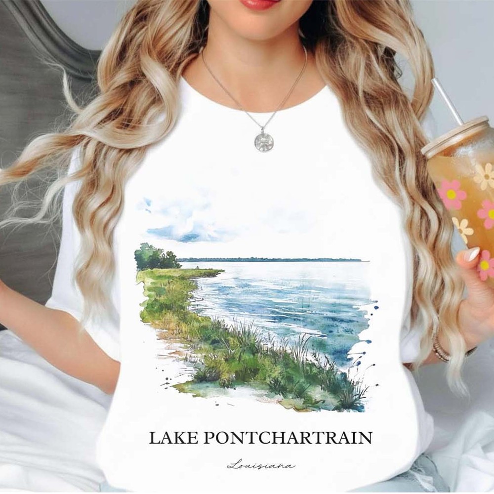 Lake Pontchartrain Unisex Shirt Travel Gift Louisiana Trip Lover Souvenir Tee