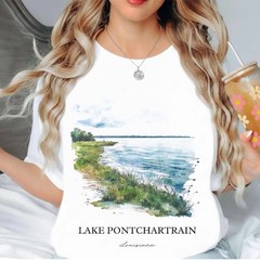 Lake Pontchartrain Unisex Shirt Travel Gift Louisiana Trip Lover Souvenir Tee