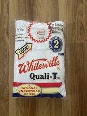 Whitesville Loopwheel T-Shirt 2-Pack Japan Size XL White The Bear