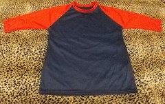 3 Packs Men’s 3/4 Sleeve Crew Neck Raglan Jersey Baseball Tee Shirts Size Small