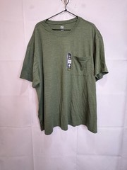 Athletic Works Men’s Green Tri Blend Crewneck Short Sleeves T- Shirt