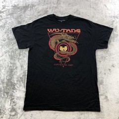 Wu-Tang Shirt Mens Medium Black Dragon Staten Island Graphic Hip Hop Tee