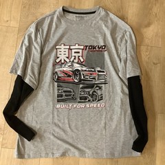 Tokyo Championship Size XXL (22H) Husky Built For Speed Long Sleeve T-Shirt, New