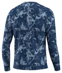 HUK Pursuit Crew Fin Flats LS Shirt H1200491- CHOOSE YOUR COLOR AND SIZE!
