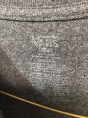 Vans Gray Large T Shirt T14