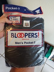 New 1994 Vtg FOTL Bloopers Pocket Shirt XXXL T-Shirt Irregular Preshrunk Cotton