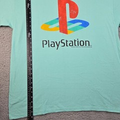 PlayStation Shirt Mens 2XL XXL Green PS4 PS5 Sony Video Gaming Gamer Logo NWT B