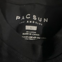 PacSun Regal Arts “The Luxe Palette” Black Graphic Print Jersey Tee Men’s L