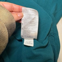 Carhartt Men’s Long Sleeve Logo Shirt Green Size M Loose Fit TK0231-W Workwear