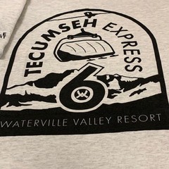White Mountains NH T Shirt Waterville Valley Ski Hike Bike Adult Small Gift Rare