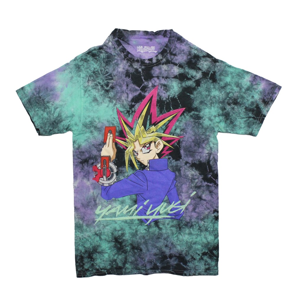 Yu-GI-OH New Adult T-Shirt – Yami Yugi Looking Back Tie Dye
