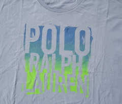 Polo Ralph Lauren Mens Ombre Graphic T Shirt Blue Classic Tee Big & Tall 2XB