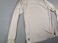 Lot 4 Ariat Work FR Flame Resistant Crew Shirt Mens L Gray Tan CAT 2 NFPA 2112