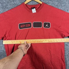 Vintage Y2K Jumpman Air Jordan T-Shirt Men’s BAGGY 2000s Nike XL Hip Hop Red 90s