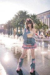 Preppy Lolita Skirt High Waist Denim Mini Y2K Cute Ball Gown – Sweet Fashion