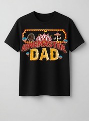 Birthday Party Circus Staff Carnival Ringmaster Dad T-Shirt