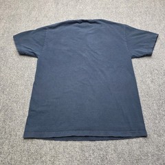 New Balance Large Vintage Spell Out T-Shirt Navy Blue Logo Cotton Mexico VTG