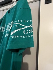 Grunt Style ‘Tis The Season Men’s 2XL Green Christmas T-shirt With Holly EUC