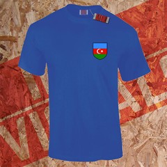 Azerbaijan Supporters T-Shirt Crest Day World Cup Baku Football 2022 Unisex