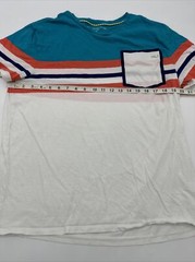 Tommy Hilfiger T-Shirt Men Large Striped Pockets Zipper…#3998