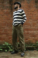 NON STOCK Prisoner Long Sleeve T-Shirts Men Heavy Cotton Motorcycle Biker Shirt