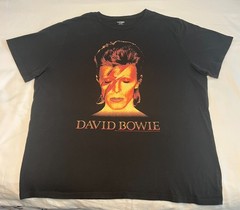 Old Navy David Bowie Aladdin Sane Men’s XXXL TALL Black T-Shirt